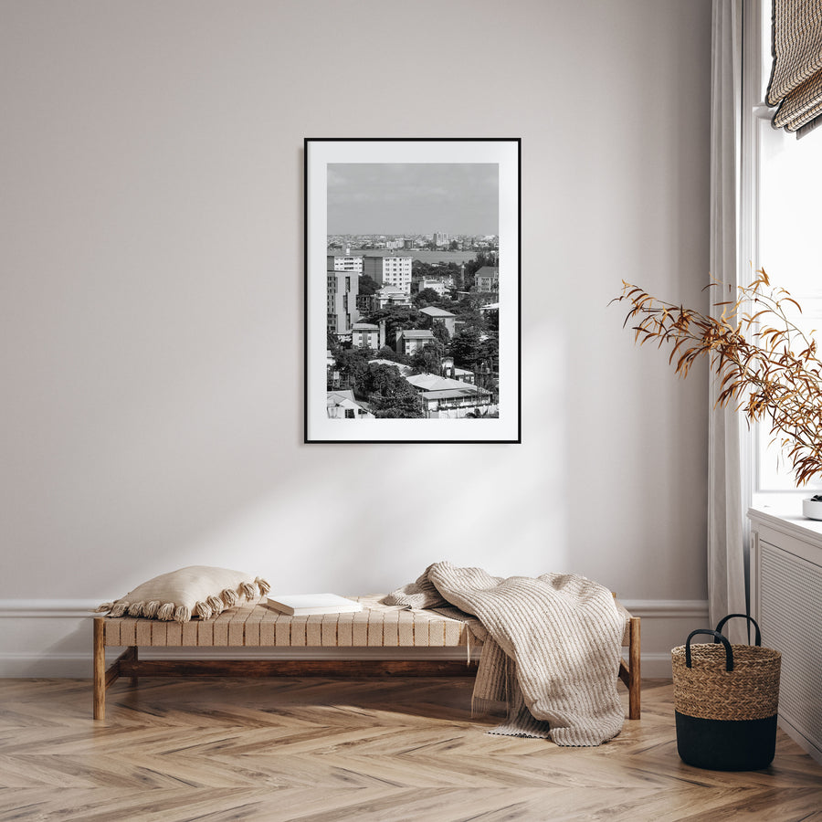Lagos, Nigeria Photo B&W Poster
