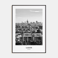 Lagos, Nigeria Portrait B&W No 1 Poster