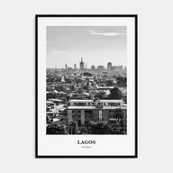 Lagos, Nigeria Portrait B&W No 1 Poster