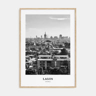 Lagos, Nigeria Portrait B&W No 1 Poster