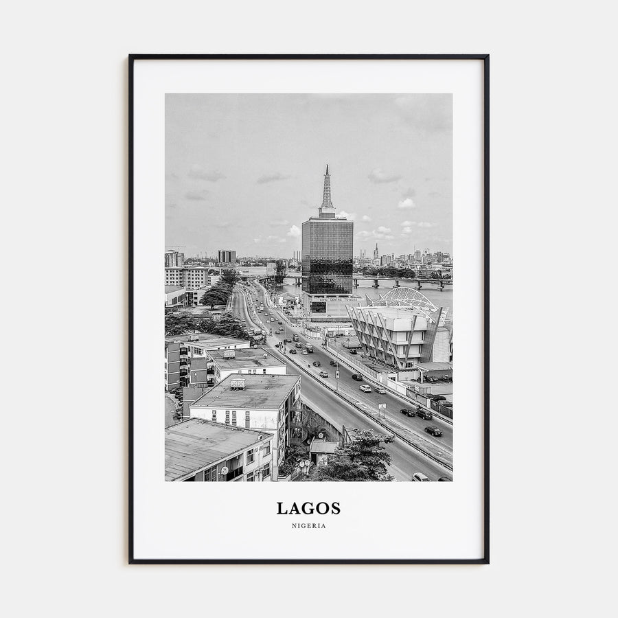 Lagos, Nigeria Portrait B&W No 2 Poster
