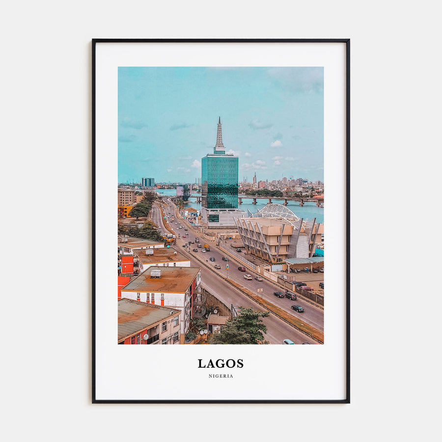 Lagos, Nigeria Portrait Color Poster