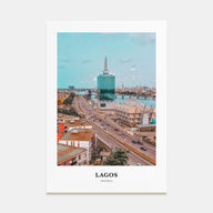 Lagos, Nigeria Portrait Color Poster