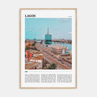 Lagos, Nigeria Travel Color Poster