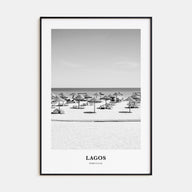 Lagos, Portugal Portrait B&W Poster