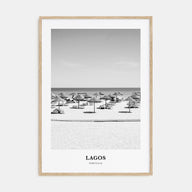 Lagos, Portugal Portrait B&W Poster
