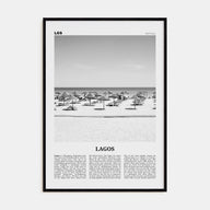 Lagos, Portugal Travel B&W Poster