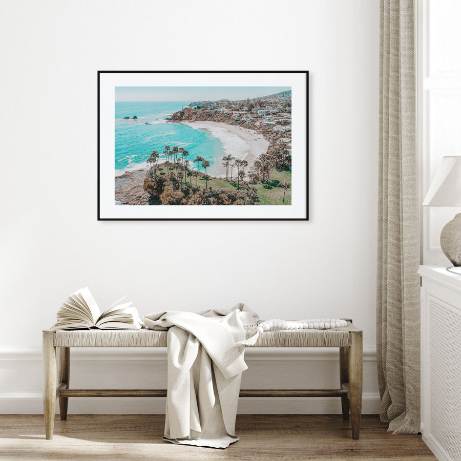 Laguna Beach Landscape Color Poster
