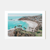 Laguna Beach Landscape Color Poster