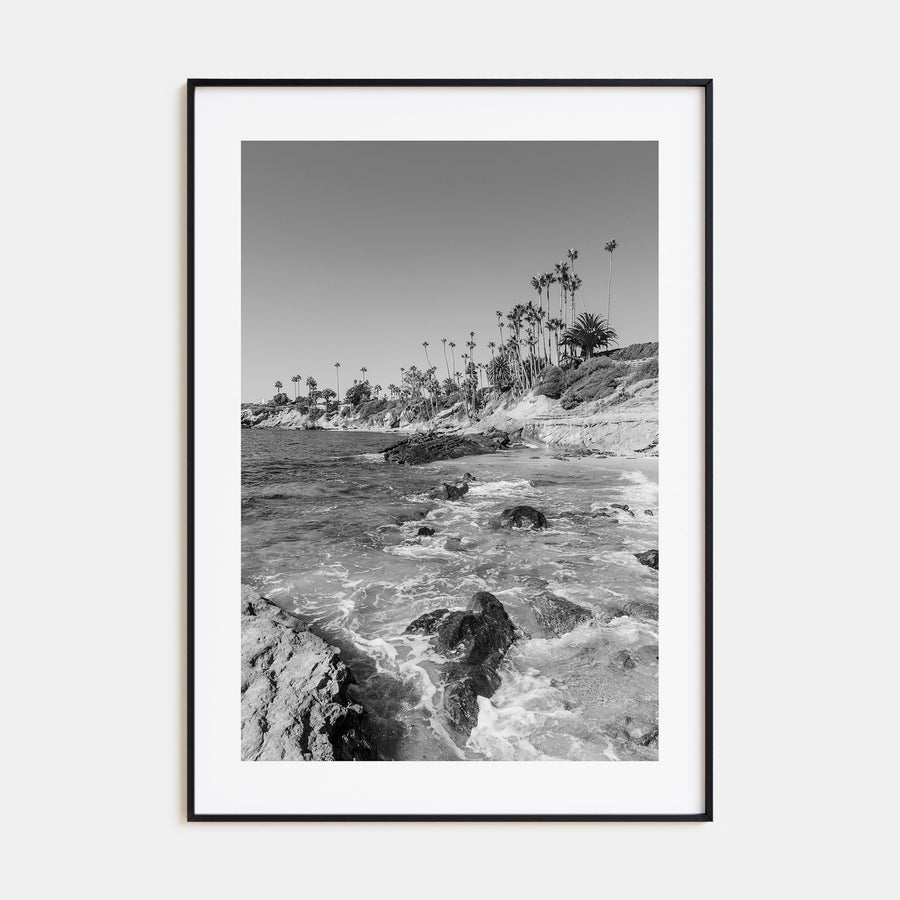 Laguna Beach Photo B&W No 1 Poster