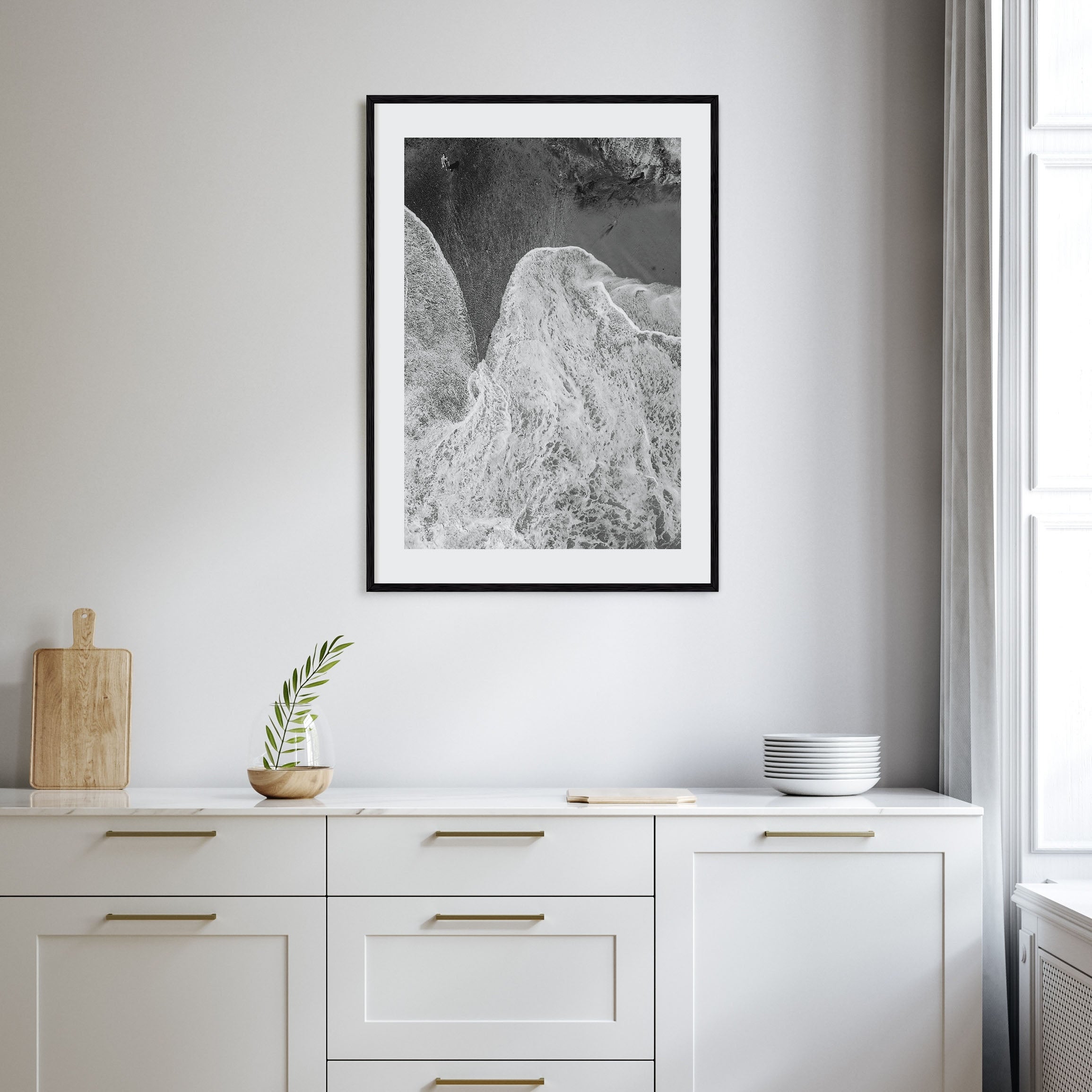 Laguna Beach Photo B&W No 2 Poster