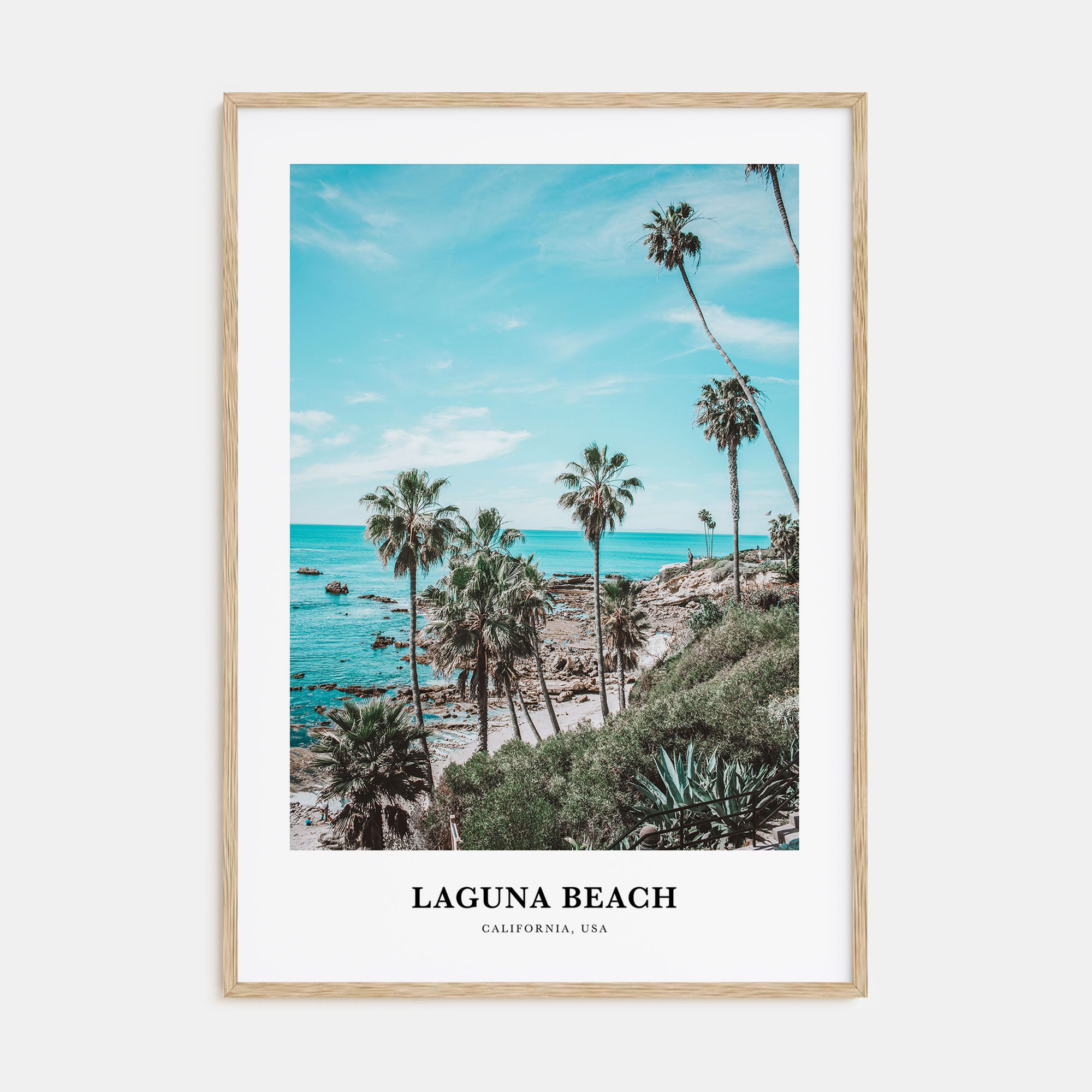 Laguna Beach Portrait Color No 3 Poster