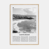 Laguna Beach Travel B&W No 1 Poster