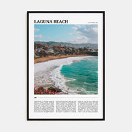Laguna Beach Travel Color No 2 Poster