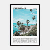 Laguna Beach Travel Color No 3 Poster