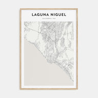 Laguna Niguel Map Portrait Poster