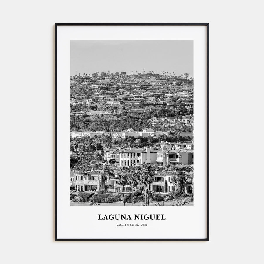 Laguna Niguel Portrait B&W Poster