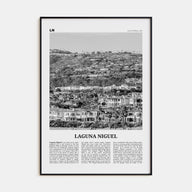 Laguna Niguel Travel B&W Poster