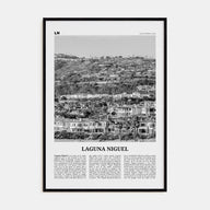 Laguna Niguel Travel B&W Poster