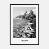 Lahaina Portrait B&W Poster