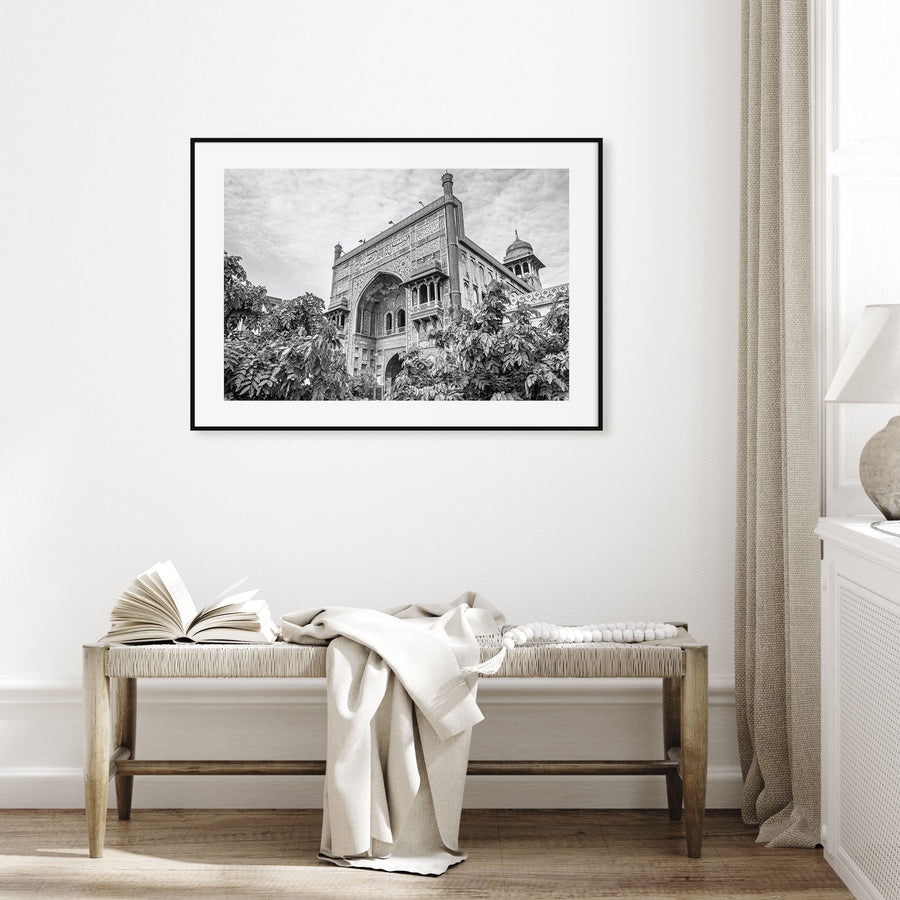 Lahore Landscape B&W Poster