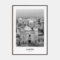 Lahore Portrait B&W No 2 Poster