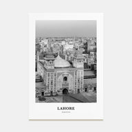 Lahore Portrait B&W No 2 Poster