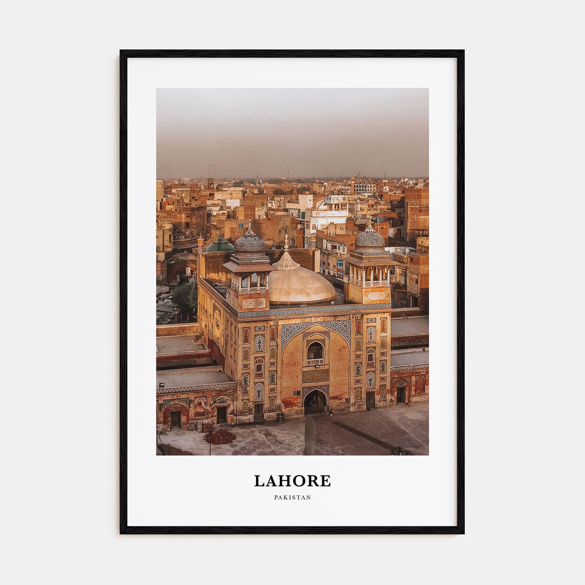 Lahore Portrait Color Poster