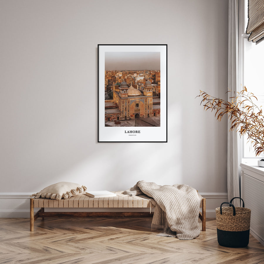 Lahore Portrait Color Poster