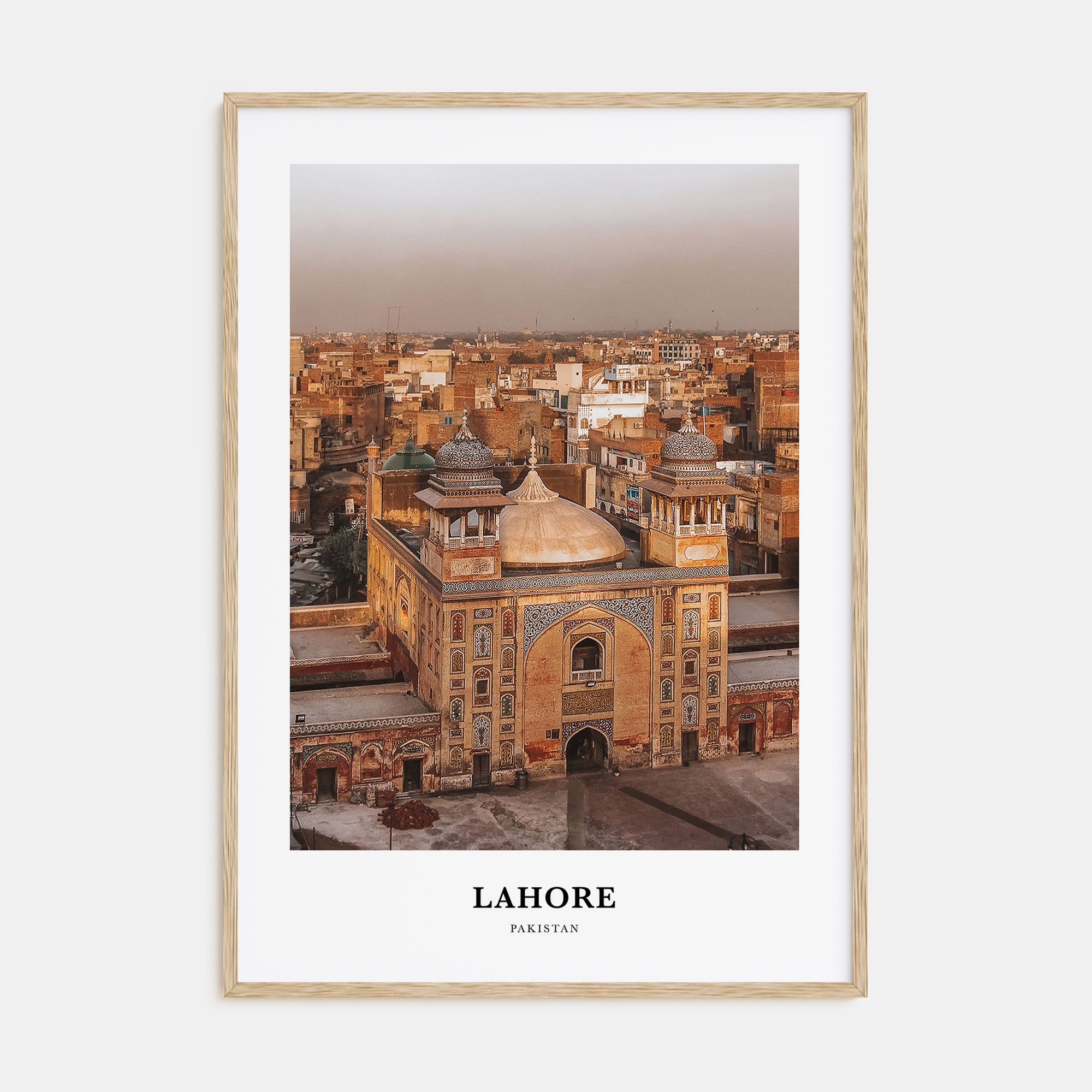 Lahore Portrait Color Poster