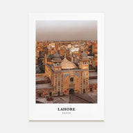 Lahore Portrait Color Poster