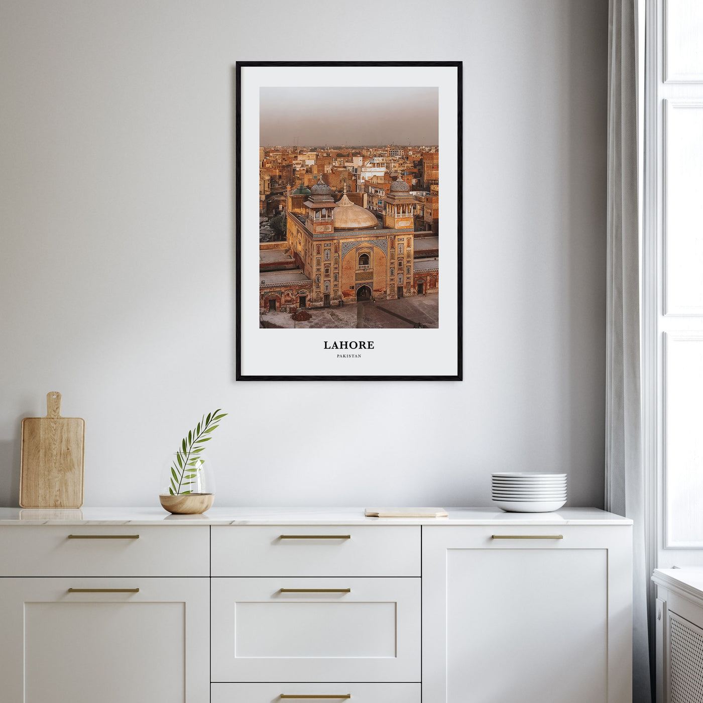 Lahore Portrait Color Poster