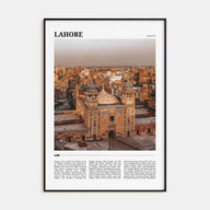 Lahore Travel Color Poster