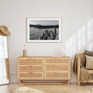 Lake Arrowhead Landscape B&W Poster