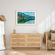 Lake Arrowhead Landscape Color Poster