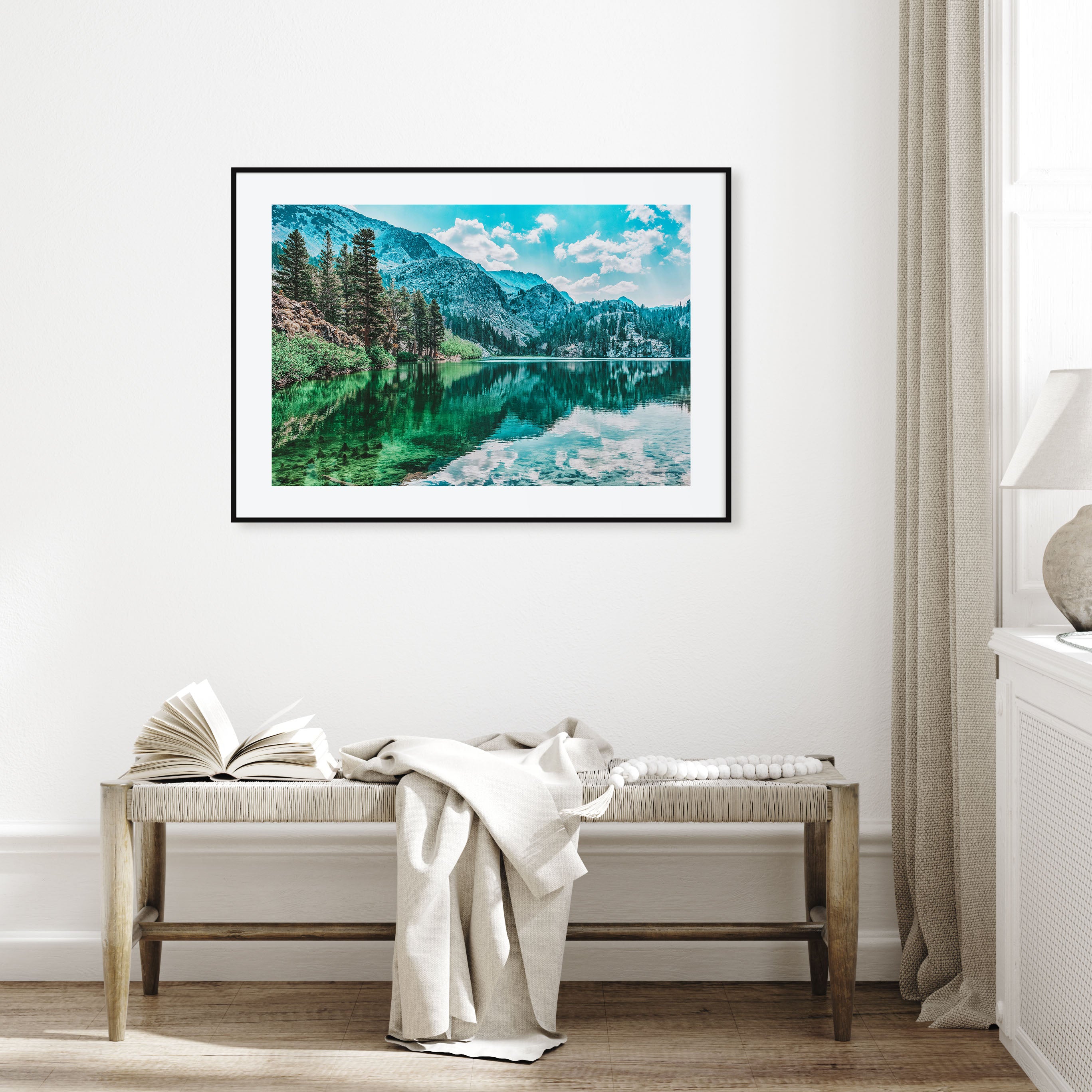 Lake Arrowhead Landscape Color Poster