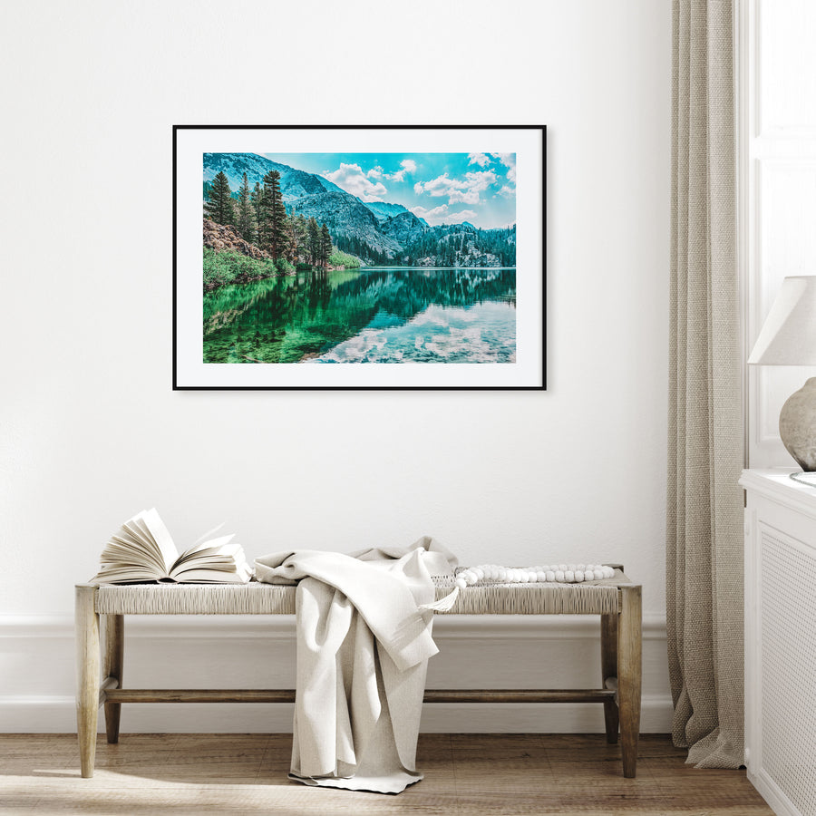 Lake Arrowhead Landscape Color Poster
