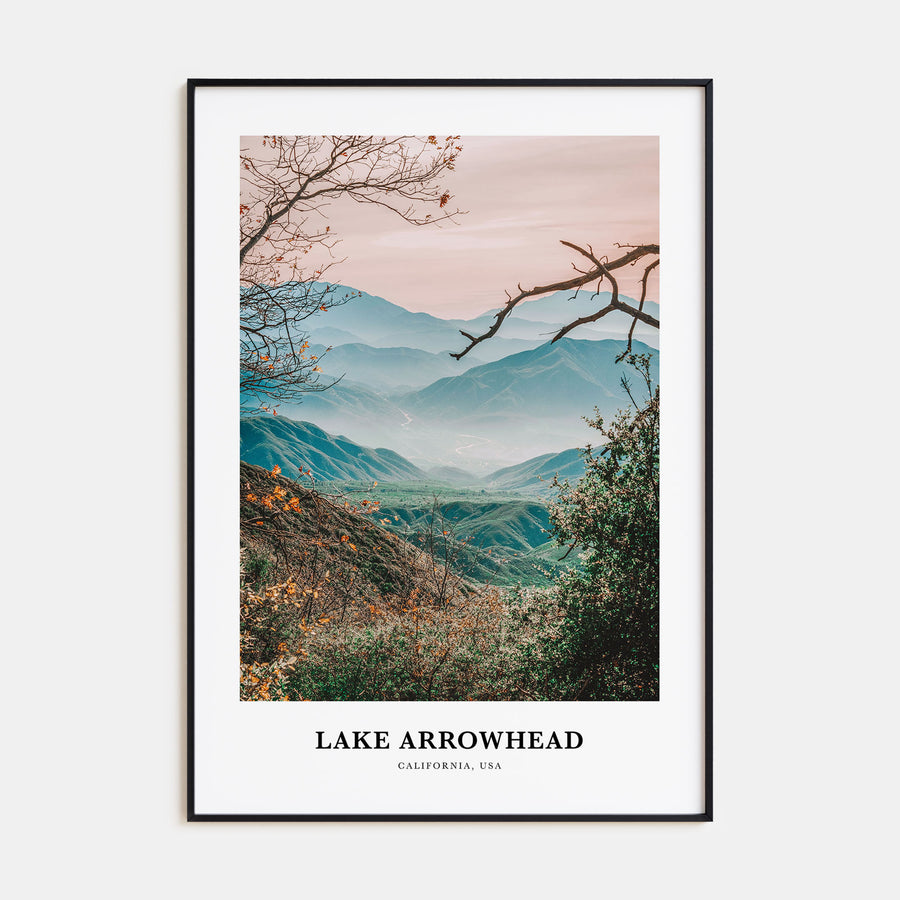 Lake Arrowhead Portrait Color Poster