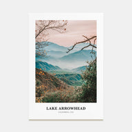 Lake Arrowhead Portrait Color Poster