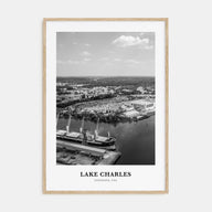 Lake Charles Portrait B&W Poster