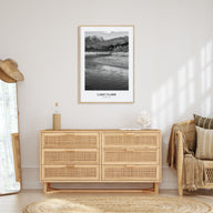 Lake Clark National Park Portrait B&W Poster