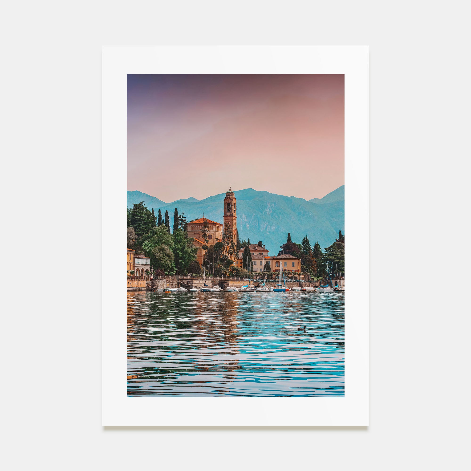Lake Como Photo Color No 1 Poster
