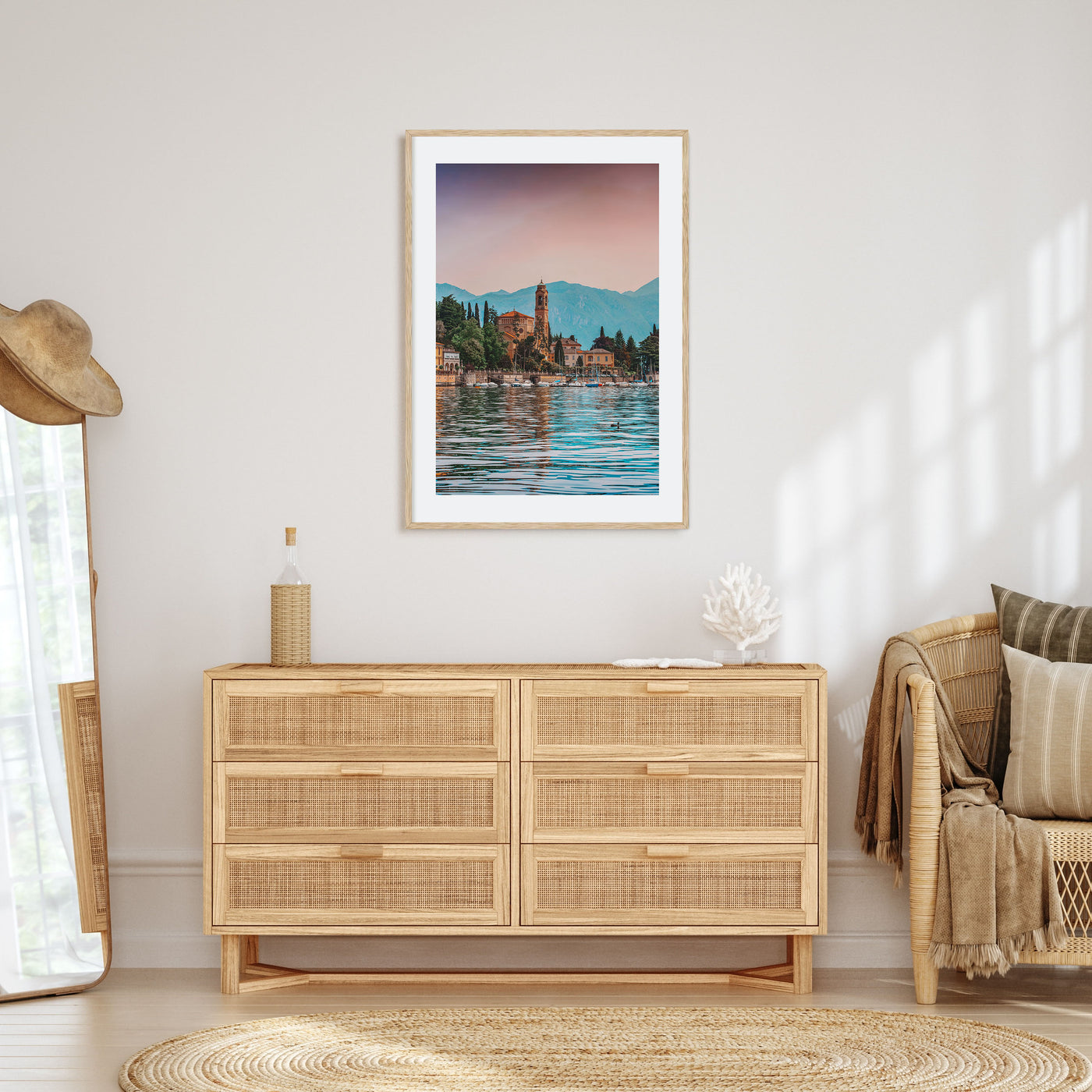 Lake Como Photo Color No 1 Poster