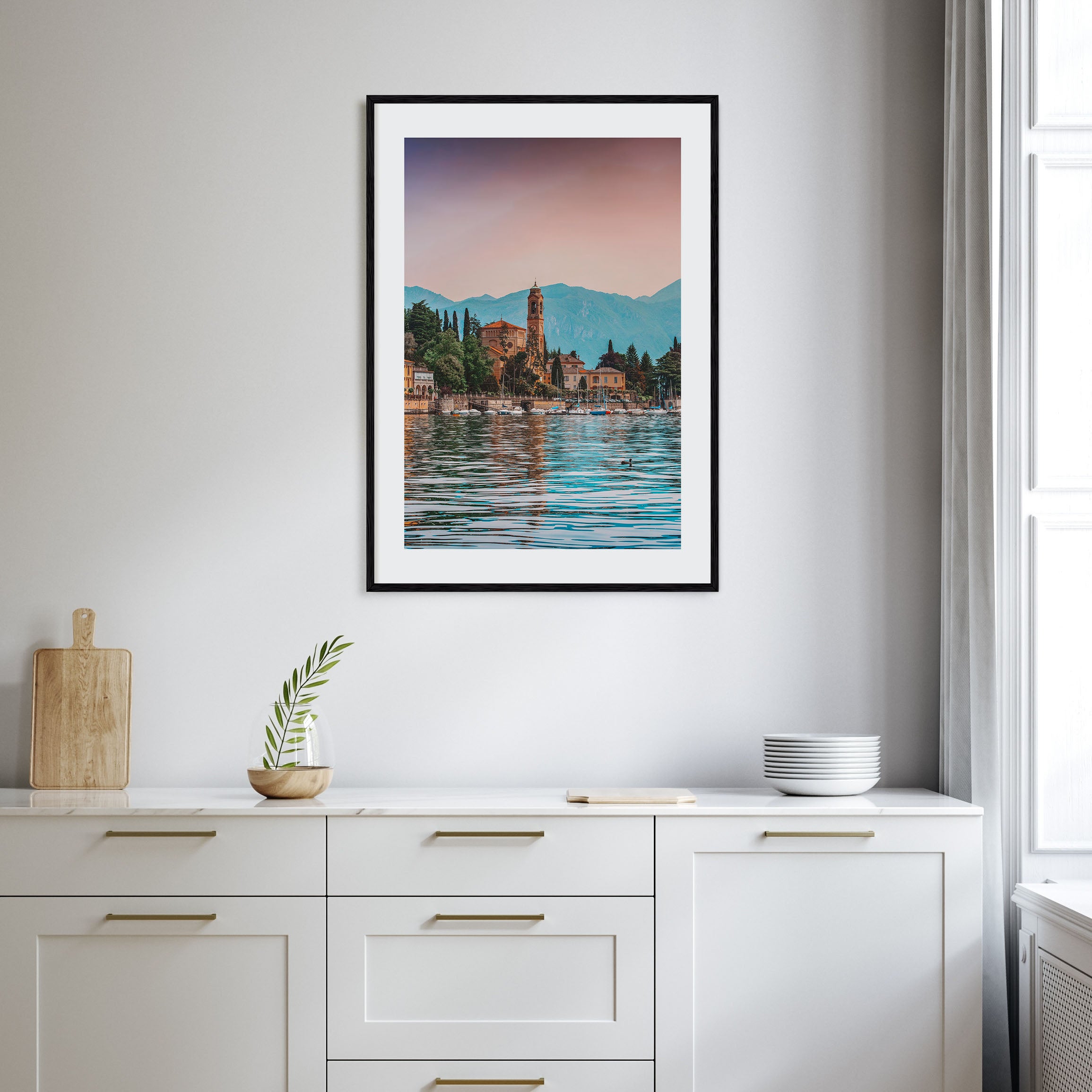 Lake Como Photo Color No 1 Poster