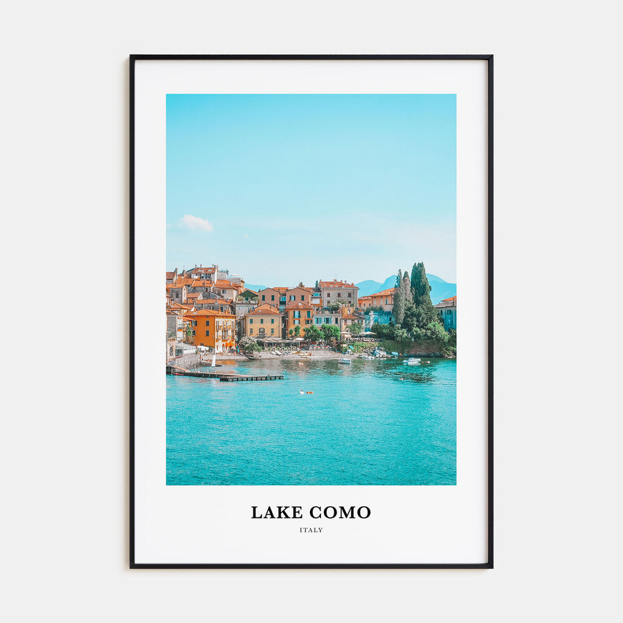 Lake Como Portrait Color No 1 Poster