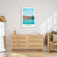 Lake Como Portrait Color No 1 Poster