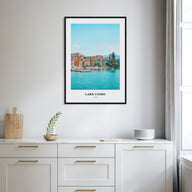 Lake Como Portrait Color No 1 Poster