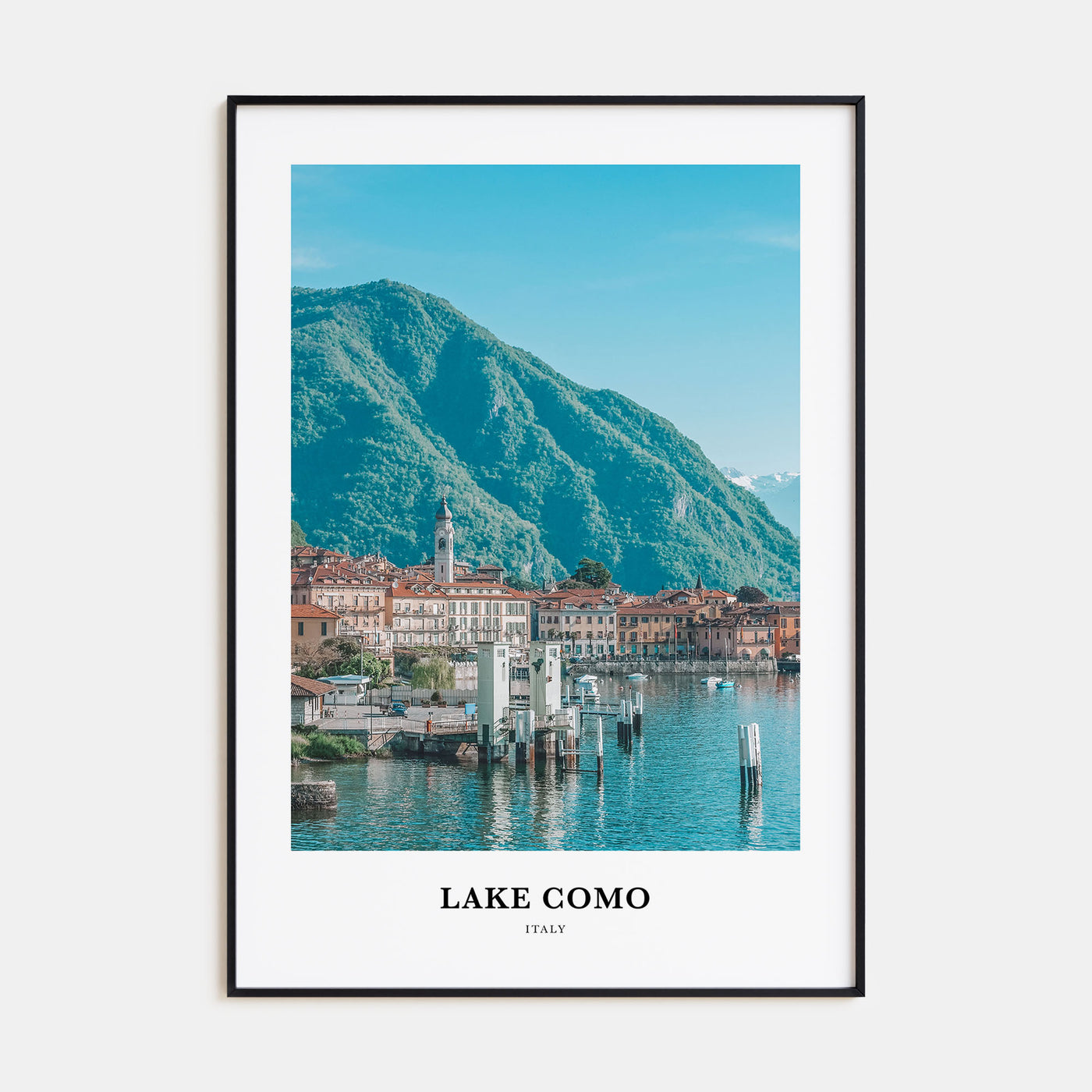 Lake Como Portrait Color No 2 Poster