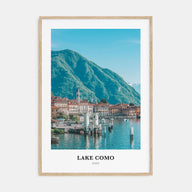 Lake Como Portrait Color No 2 Poster