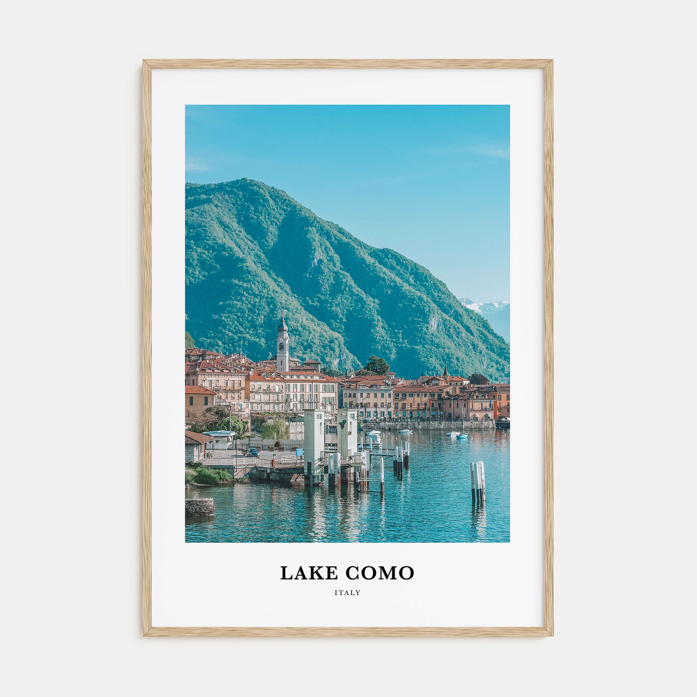 Lake Como Portrait Color No 2 Poster